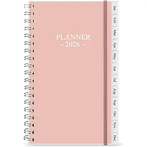 2026 Pocket Planner/Calendar - January 2026 - December 2026, A6 Weekly & Monthly Organizer Notebook & Journal to Track Goals, Easy to Organize Your Daily Life, 3.75" x 6.75",