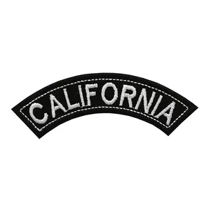 California mini rocker Embroidery Biker Patch