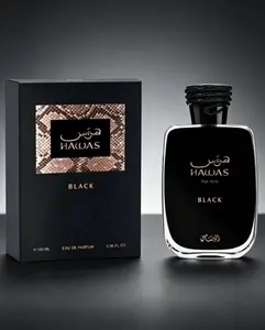 Rasasi Hawas Black Eau De Parfum For Men 100ml (3.4Oz) - New Rasasi Hawas Release - Great Men’s Cologne