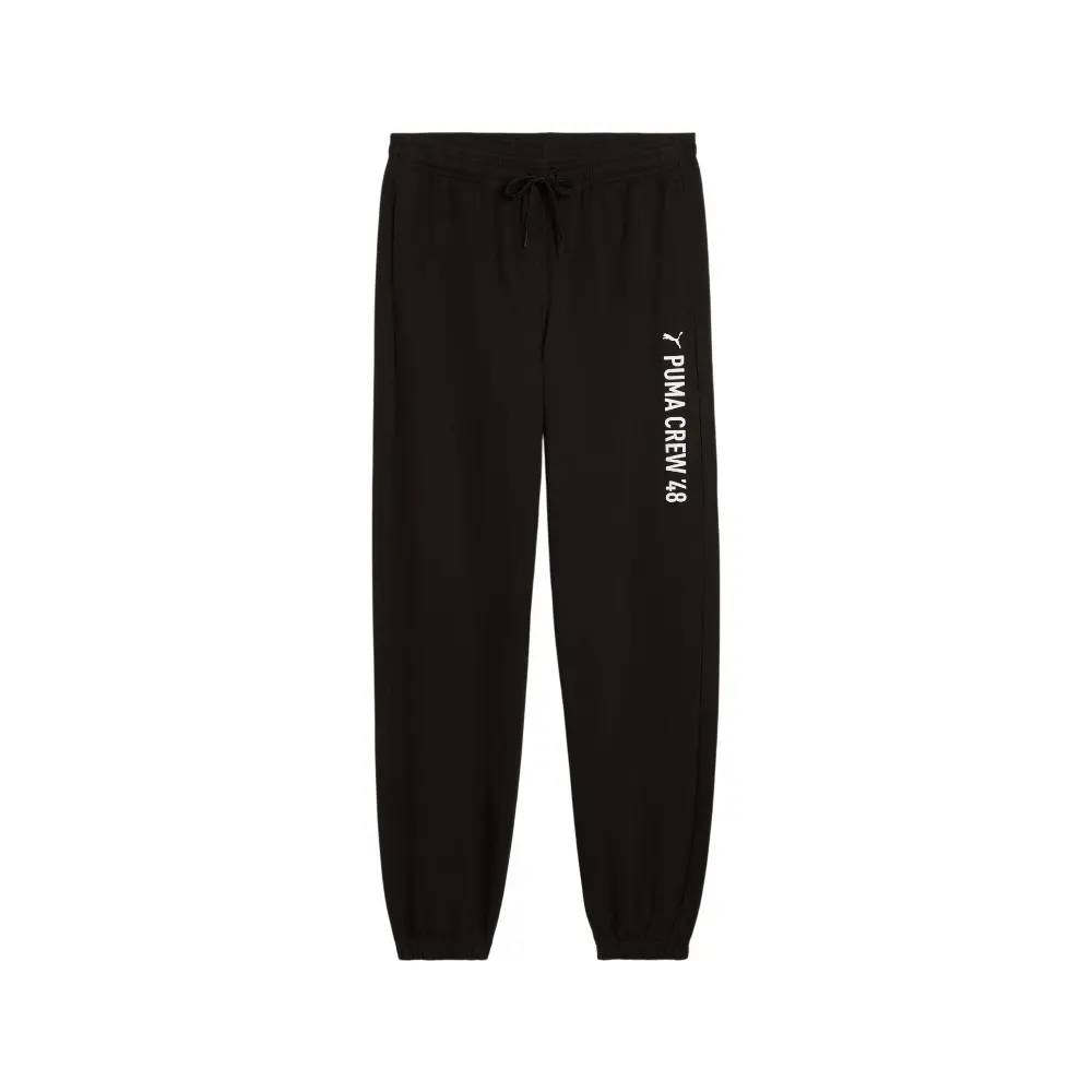 PUMA Mens French Terry Joggers Casual - Black