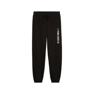 PUMA Mens French Terry Joggers Casual - Black