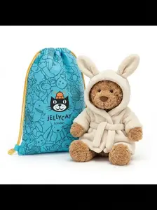 JellyCat Bear Bartholomew Plush Toy Soft Comfortable Cute Design 40cm Perfect Valentine Birthday Gift Idea for Her Kids