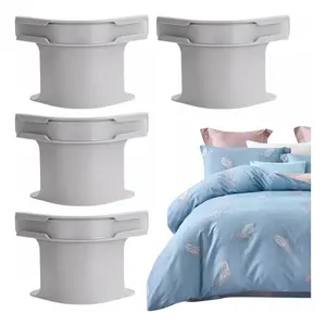 Bed Sheet Holder with Locking Clips, Corner Fitted for Standard Mattress Sizes | Durable Bedding Accessories | Lock Sheet Holders Keep Sheets Tight | Heavy Duty Bed Sheet Corner Fixing Device | New Year's gift, Valentine's Day gift