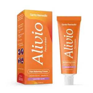 Santo Remedio Alivio para el Dolor, Pain Relieving Cream, Rapid Absorption and Non-Greasy, Use for Targeted Relief, Maximum-Strength Lidocaine, Fast-Acting, Includes MSM and Glucosamine
