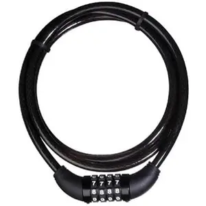 Master Lock 8119DPF 5 ft. Bike Cable With Combination Resettable Barrel Lock