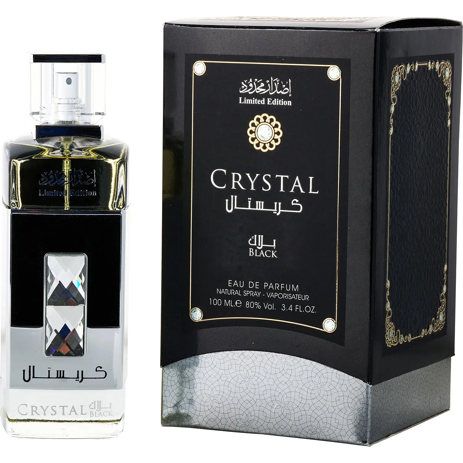 Ard Al Zaafaran Crystal Black By Ard Al Zaafaran Eau De Parfum For Unisex