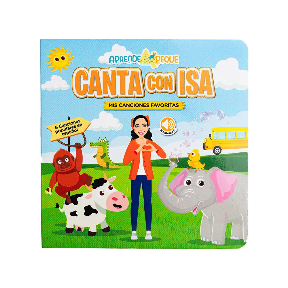 Musical Book: Mis Canciones Favoritas Las Ruedas Del Bus Hay Burbujas En El Aire