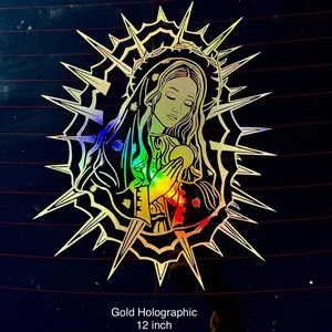 Virgen De Guadalupe Decal Sticker Car Exterior Accessory For Cars, Trucks, SUV, Room Windows  Vehicle Exterior Decoration