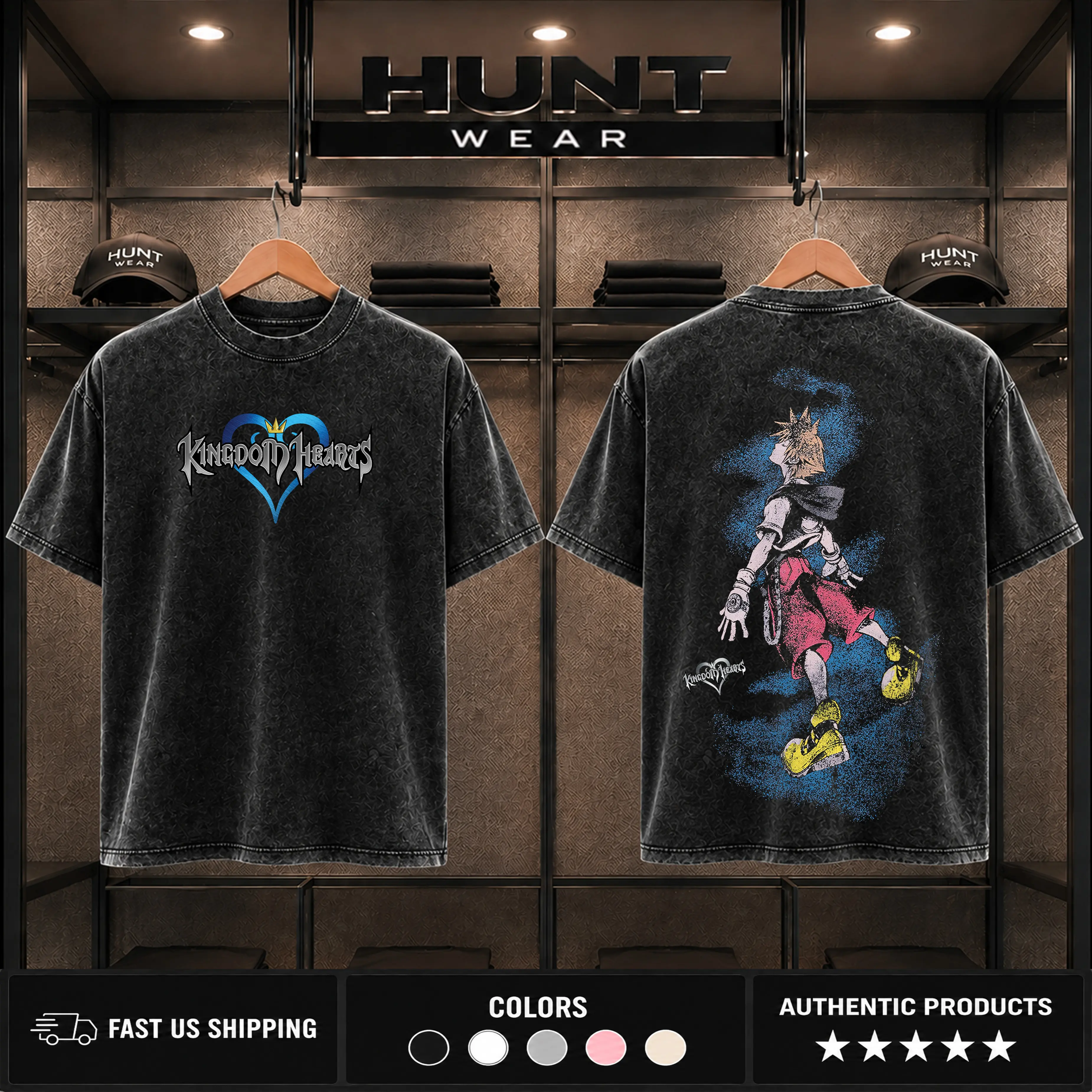 KINGDOM HEARTS SORA v4 Tshirt Unisex graphic tee 90s Fabric Fit Clothes Top Cotton, Menswear Top Black Casual Crewneck Shortsleeve Clothes Soft