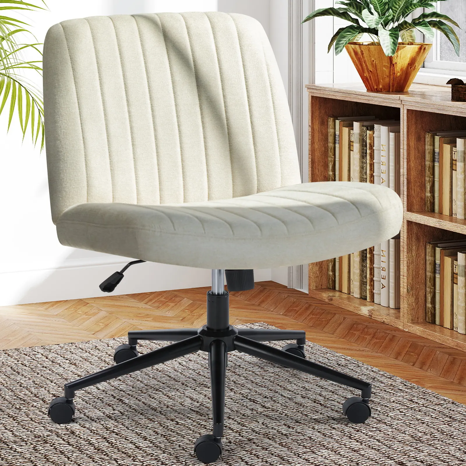 Fabric-Beige-With Wheels