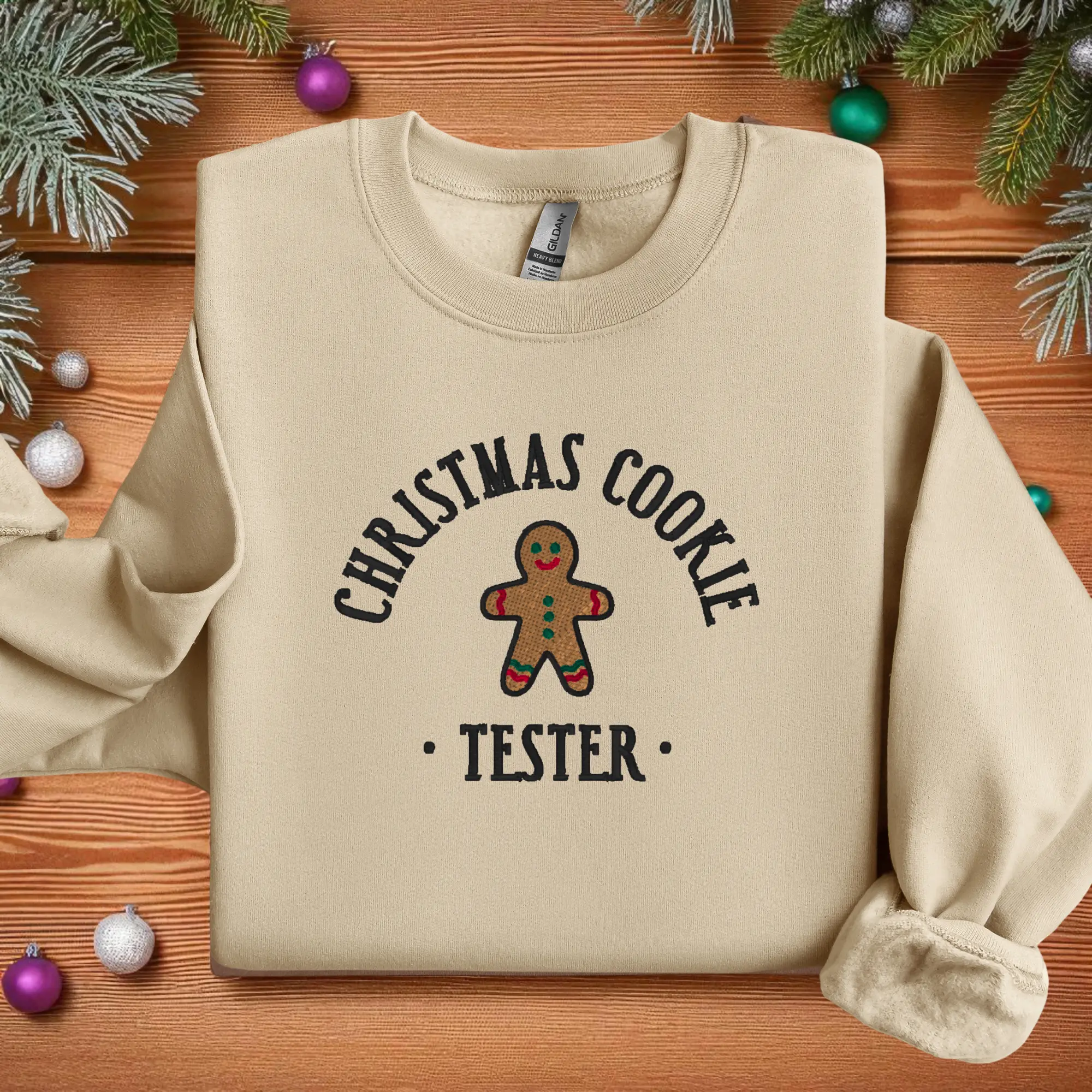 Christmas Cookie Tester Holiday Crewneck Sweatshirt