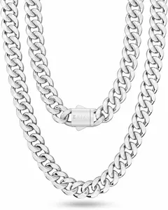 RTZN Cuban Link Chain 8mm (Color: Silver)