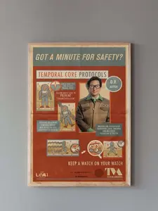 Got A Minute For Safety Temporal Core Protocols OB Author TVA Loki Season 2 Poster