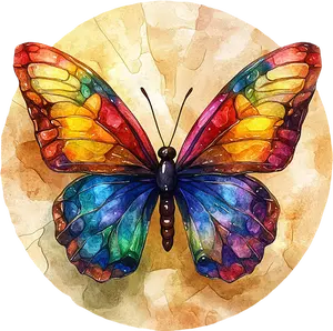 DTF Transfer – Butterfly Watercolor Multi Sizes (IN-BF001)