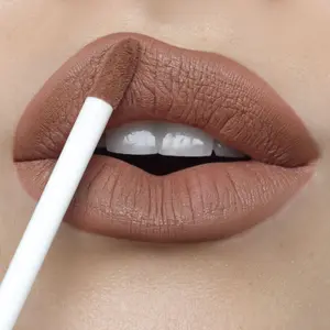 No Flash | A Light Hazelnut Brown Long Lasting Matte Liquid Lipstick
