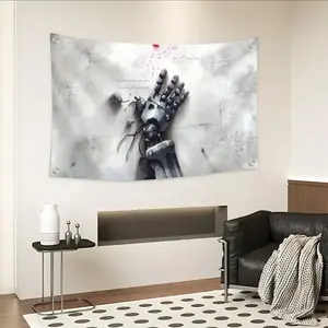 FA Fullmetal Alchemist Brotherhood Flags Custom Camping Outdoor Garden room Bedroom Decor Party Backdrops Wall Hanging Tapestry Wall Art Family Gifts