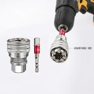 Multi-Function Adjustable Universal Socket Wrench Tool for 3/8" Drive Ratchet Torque Wrench, Power Drill, and Maintenance Tasks