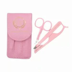 3-in-1 Eyelash Applicator Tool Kit - Lash Applicator, Tweezers, Scissors, Cluster