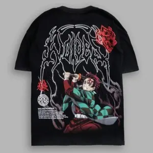 DarcxDemon Slayer Collection Premium Tee - Short Sleeve 100% Cotton Soft Everyday Wear True to Size