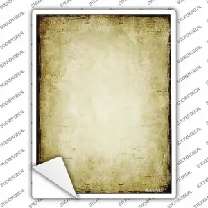 Distressed Brown Novelty Rectangle Sticker Decal