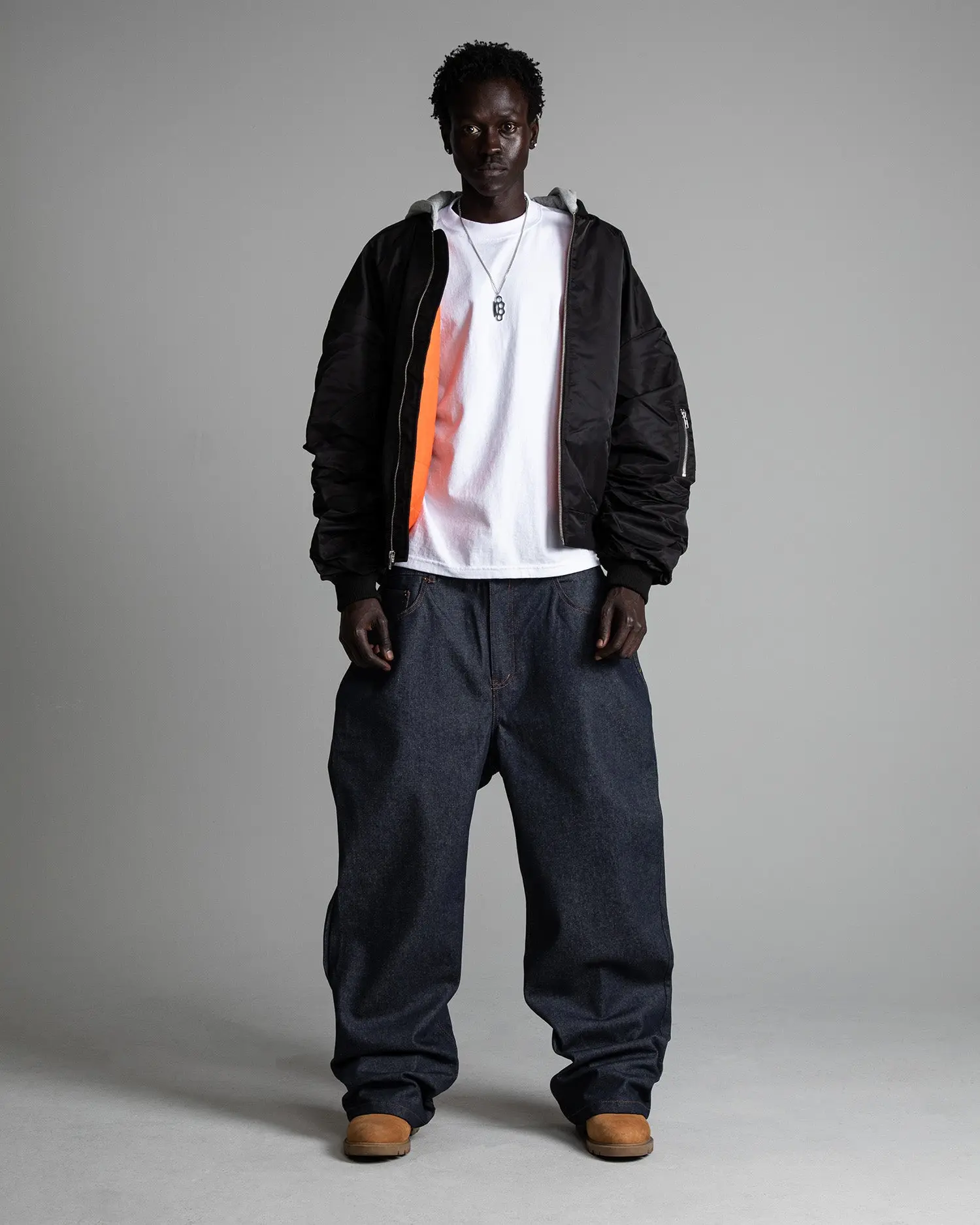 Drop Shoulder Bomber Jacket