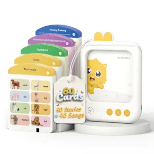 MING XAIO Talking Flash Cards, with 700+ Words, Stories, Songs & Science Learning, Montessori Educational Toy for 3 4 5 6 Year Old Toddlers, Speech Therapy Gift for Boys and Girls with Autism