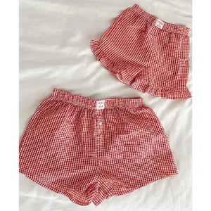Wild + Rae Red Gingham Shorts