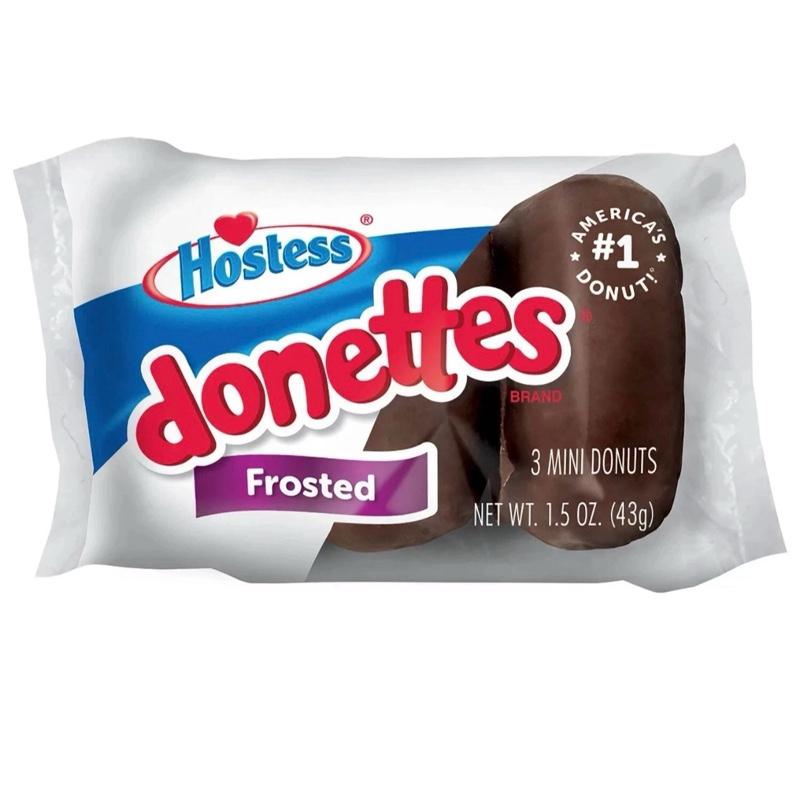 Hostess Donettes Variety Pack Donuts, Snack Size, 1.5 oz., 32 pack.