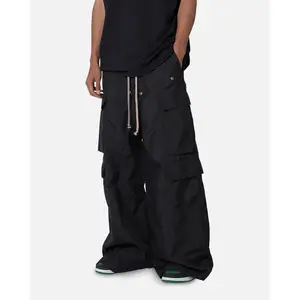 MNML Rave Double Cargo Pants Black