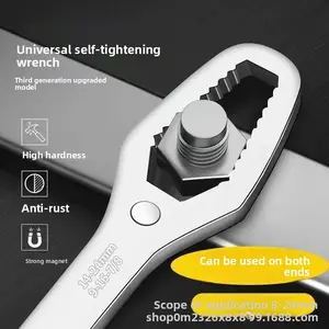 One-piece Set Multifunctional Double-Headed Closed Mouth Wrench Plum Glasses Wrench Universal Activity Quick Wrench Self-Tightening Universal Wrench