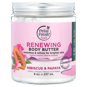 Petal Fresh Pure, Renewing Body Butter, Hibiscus & Papaya, 8 oz (237 ml)