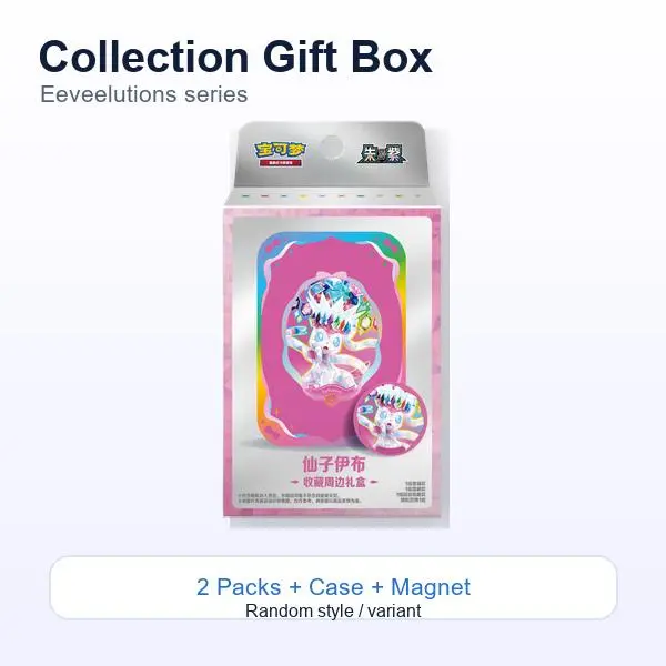 Eeveelutions Collectible Accessory Gift Box Terastal Gathering Simplified Chinese Pokémon TCG