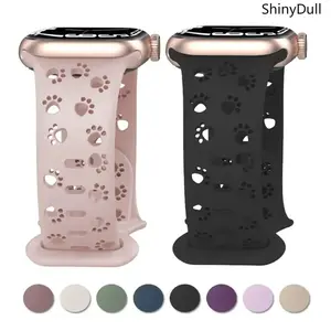 Dog Paw Silicone Apple Watch Band – Cute Soft Strap Compatible with Series & Ultra