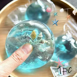 Creative release slow rebound delicate ocean shell pinch ball, with a soft feel to relieve stress, can also be used for desktop decoration, stress relieving toy, Stress Relief Fidget, suitable for small gifts at parties, gatherings and events