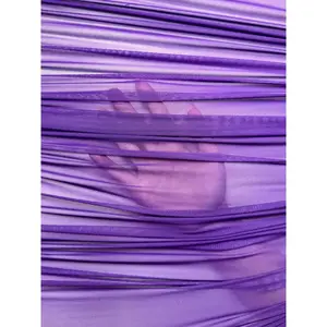 Purple 4 Way Stretch Power Mesh