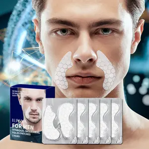 Ilisya Men's Anti-Wrinkle Patch, Lifting & Firming Corners Fine Lines, Hydrating Moisturizing, Hydrating Moisturizing Skin, Essential for Autumn Winter, Christmas Gift