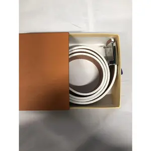Designers Inspired Men Leather Belt, Classic Popular Same Fashion Design, Smooth Soft Leather Material, Exquisite Metal Buckle, Adjustable Size, Perfect for Business Casual Daily Outfit, Stylish All-match Gentleman Waist Accessory