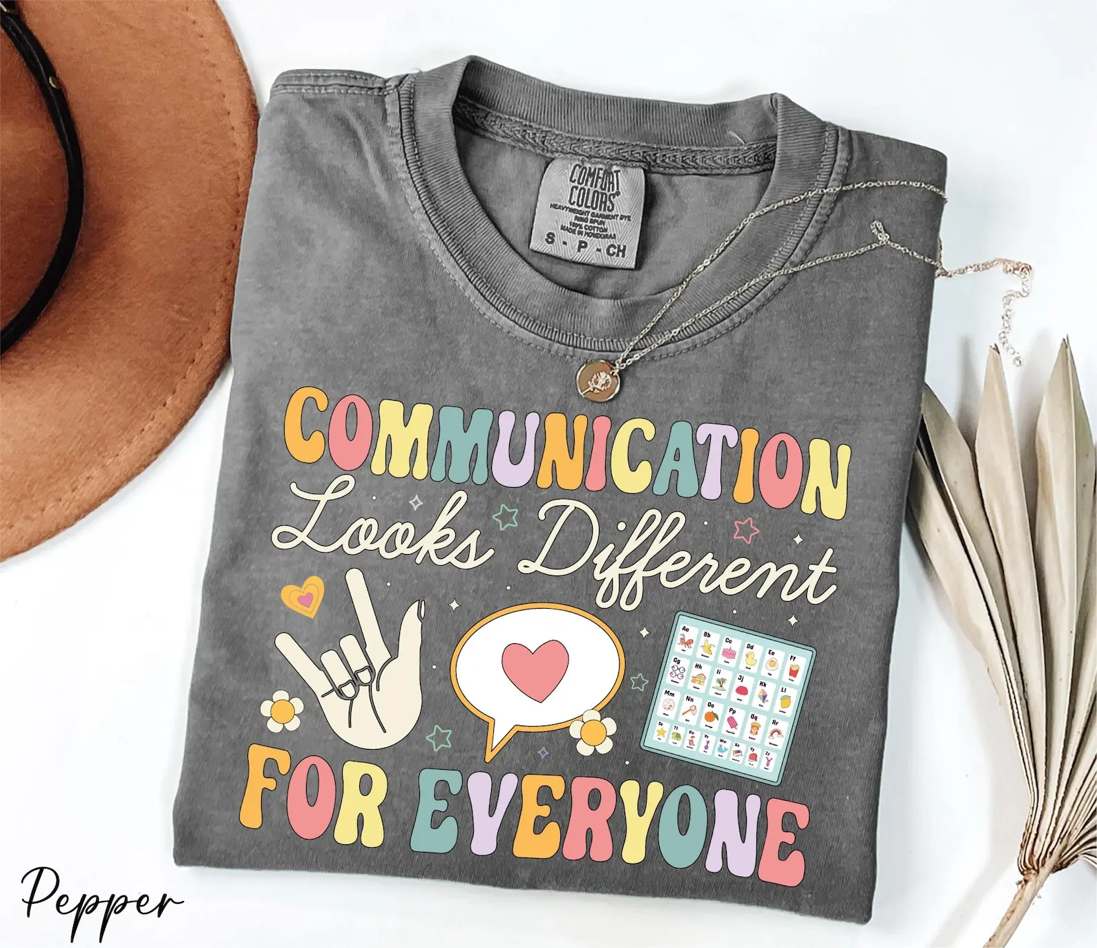 Communication Looks Different for Everyone T-Shirt, Therapy Shirt, Autism Tee, Speech Language Back To school T-shirt