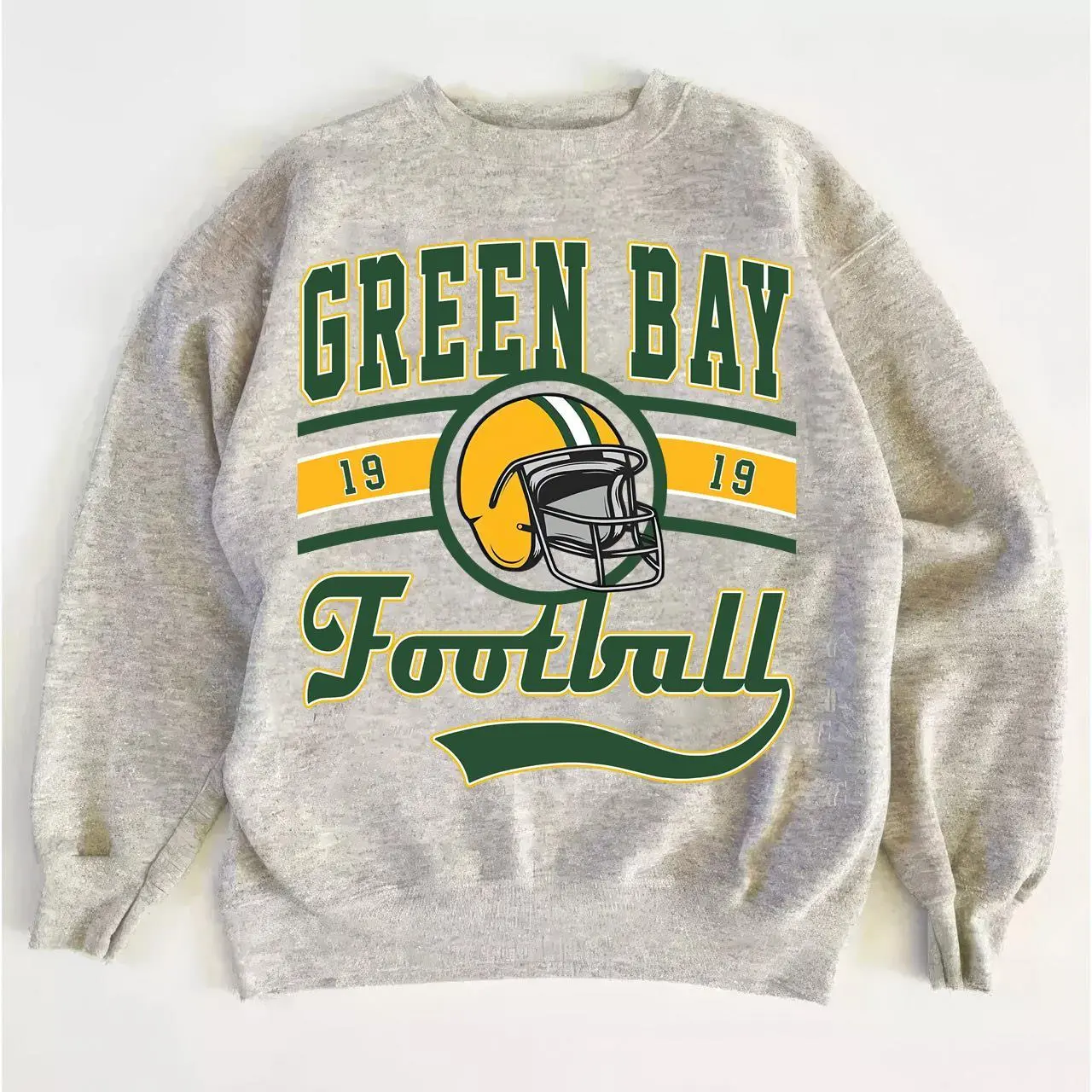 Green Bay Vintage Football Sweatshirt, Green Bay Game Day Crewneck Fan Gift