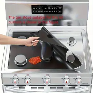 Set of 2 Gas Stove Protectors - Washable, Resistant to Heat And Oil, Simple to Clean for Daily Kitchen Use