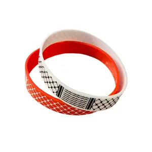 Keffiyeh Silicone Wristband Bracelet