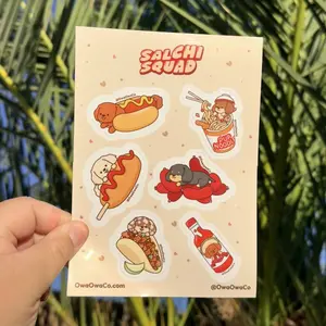 Salchi Squad Sticker Sheet