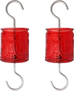 Vintage Glass Ant Moat for Hummingbird and Oriole Feeders Large Capacity Guard for Nectar Feeders