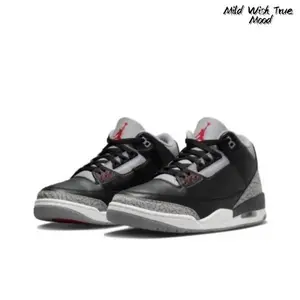 Retro black cement 2024 classic style fashionable and trendy sports shoes, retro casual shoes