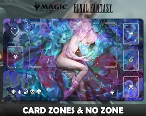 Terra Branford Esper MTG Playmat, Deskmat Mousepad Gaming Mat
