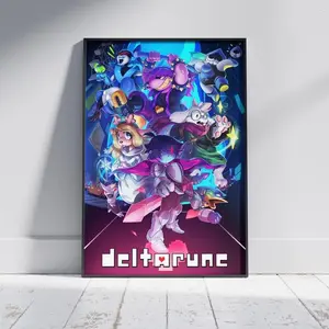Deltarune Game Poster Kris Dreemurr Art Print N06