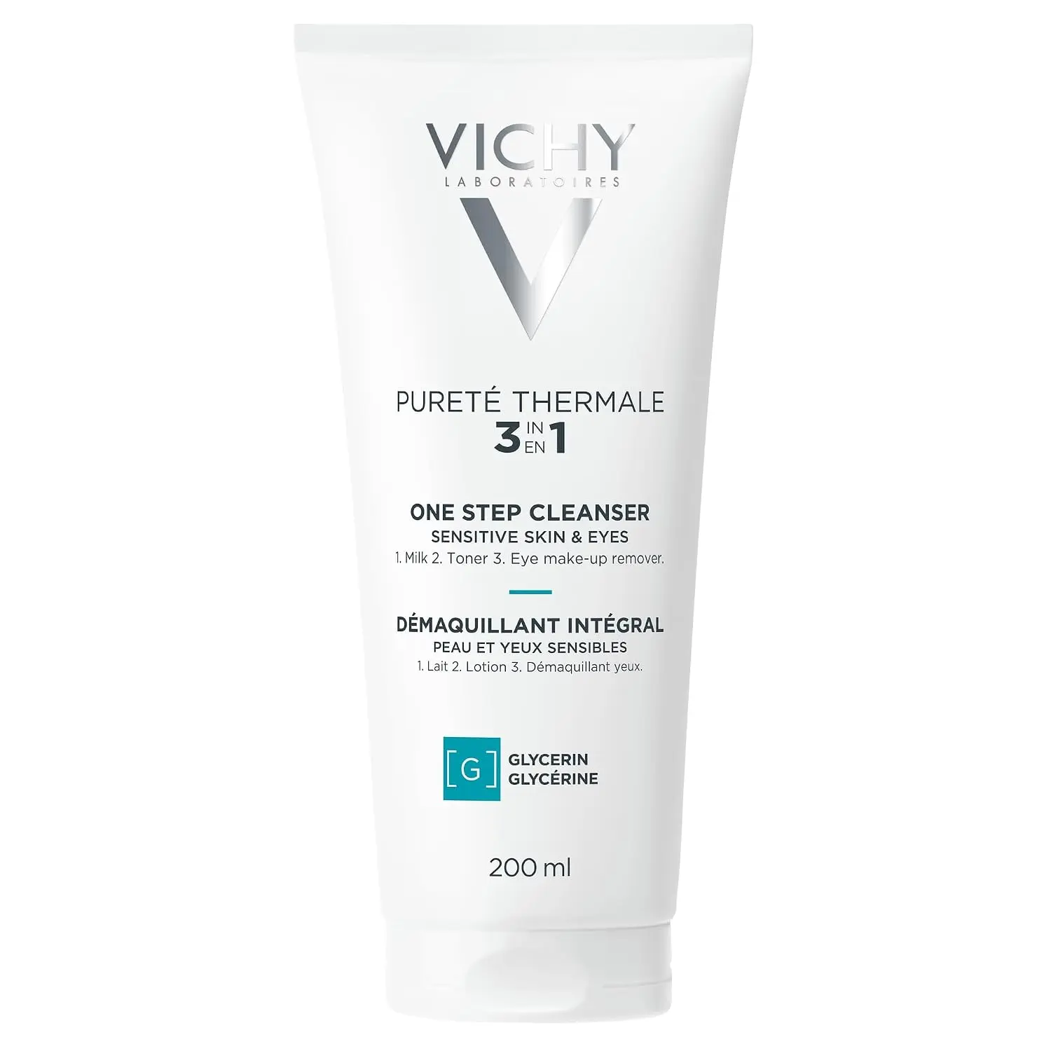 Vichy Pureté Thermale One Step Cleanser for Sensitive Skin.