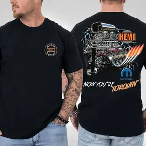 Mopar HEMI Now You're Torquin' T-Shirt, Funny Performance Car Graphic Tee, Gift for Car Enthusiasts, Gift for Mopar Fans, Gift for Gearheads