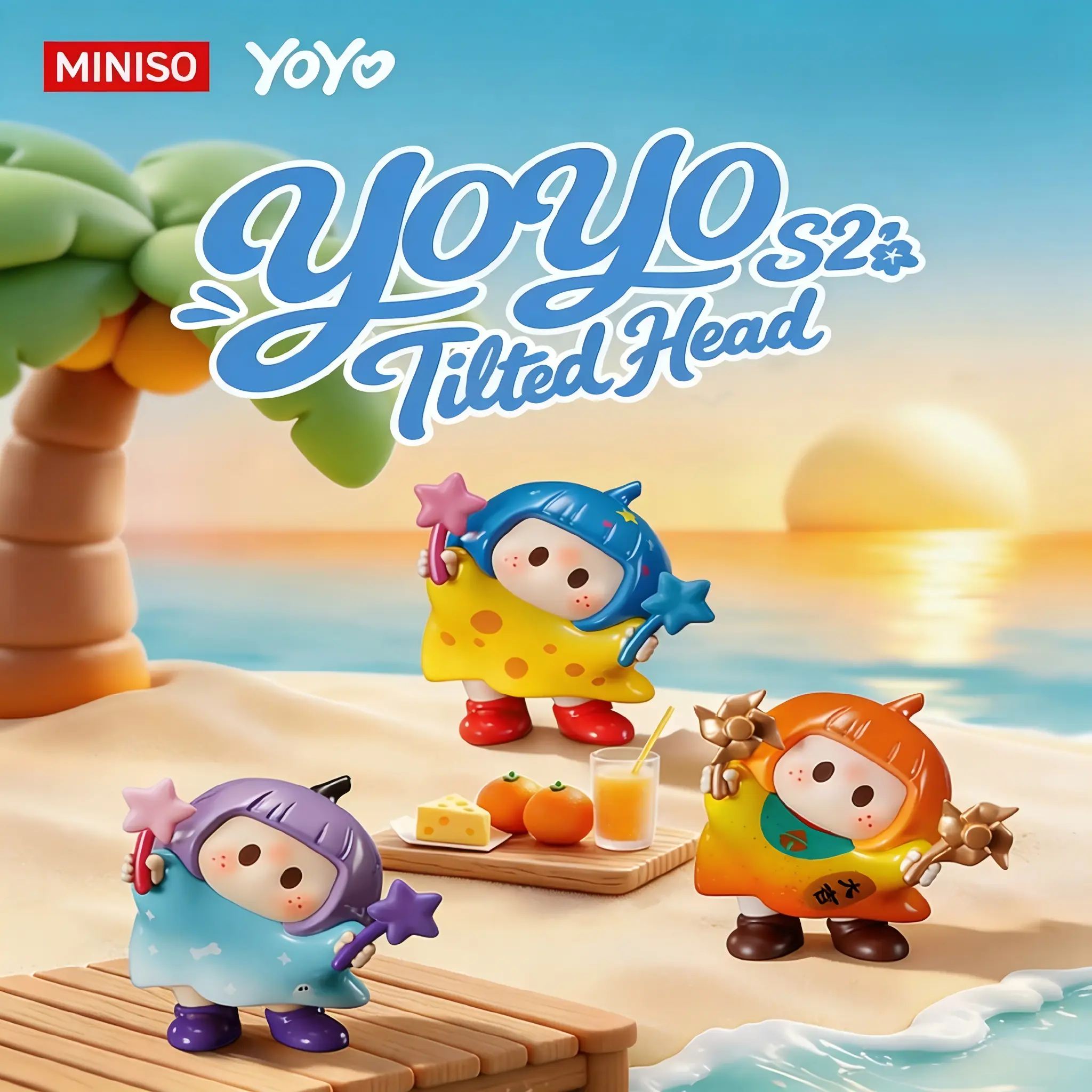 MINISO YOYO Wiggle Head S2 Blind Box - Right Right Jiang Collectible Figure Gift