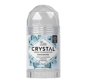 CRYSTAL Deodorant Stick (30003), Unscented, 4.25 Ounce